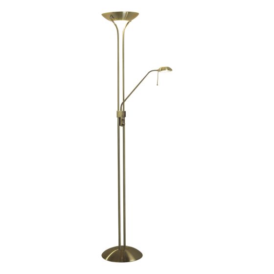 Där Lighting Montana Mother & Floor Lamp Antique Brass