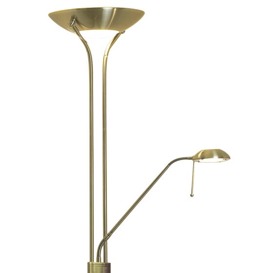 där lighting Montana Mother & Floor Lamp Antique Brass