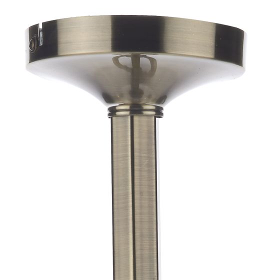 Där Lighting Murray 5 Light Dual Mount Pendant Antique Brass