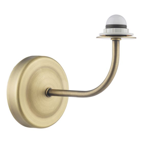 där lighting Navarro Rechargeable Wall Light Matt Antique Brass Bracket Only LED