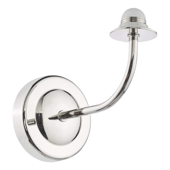 där lighting Navarro Rechargeable Wall Light Polished Nickel Bracket Only LED