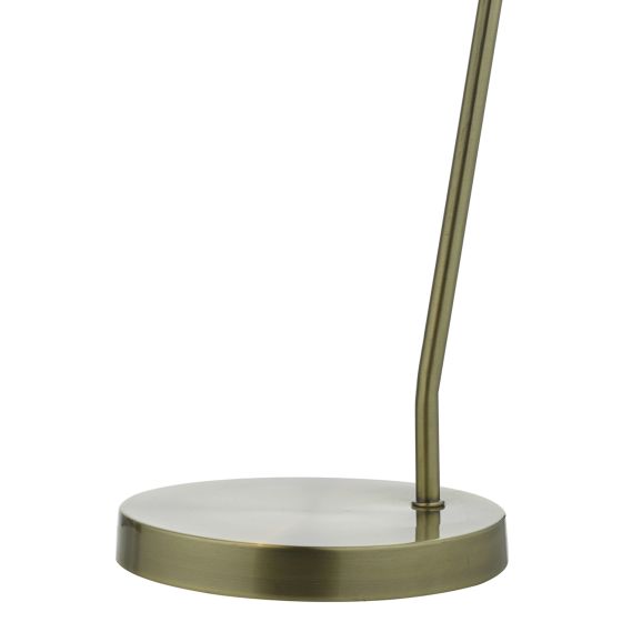 Där Lighting Olly Task Table Lamp Antique Brass Black