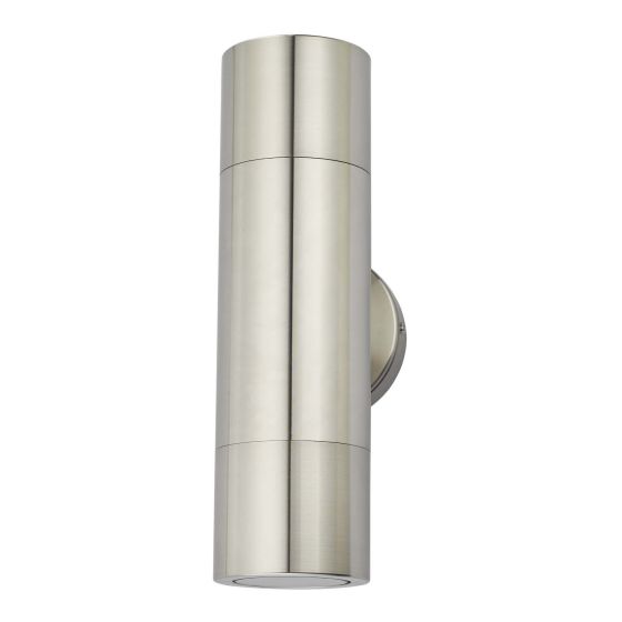 Där Lighting Ortega Outdoor 2 Light Wall Light Aluminium IP65