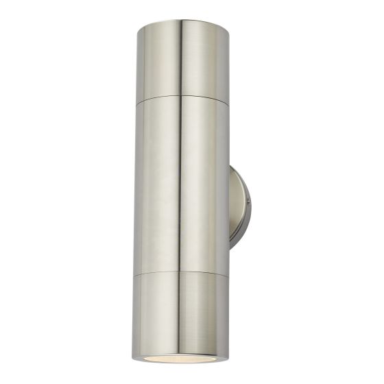 där lighting Ortega Outdoor 2 Light Wall Light Aluminium IP65