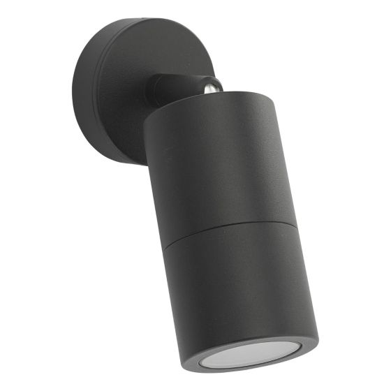 Där Lighting Ortega Outdoor Single Spotlight Matt Black IP65
