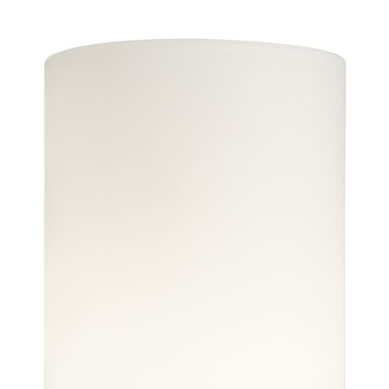där lighting Owen Touch Table Lamp Polished Chrome Opal Glass (Multipack)