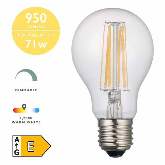 där lighting (Pack of 5) LED Light Bulb (Lamp) ES/E27 8W 950LM