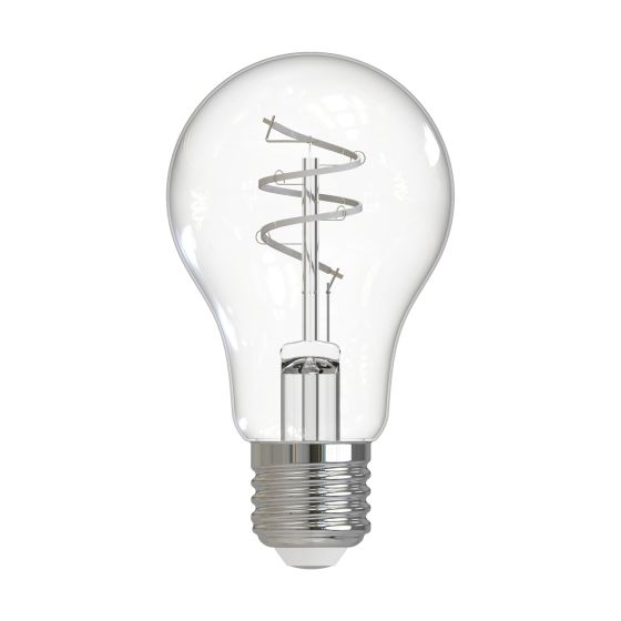 Där Lighting (Pack Of 6) LED ES/E27 GLS White Filament Light Bulb 5w 470lm 2700k Warm White