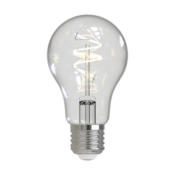 Där Lighting (Pack Of 6) LED ES/E27 GLS White Filament Light Bulb 5w 470lm 2700k Warm White