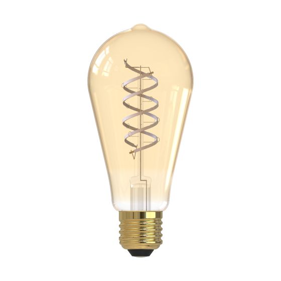 Där Lighting (Pack Of 6) LED ES/E27 Vintage Rustika White Filament Light Bulb 5.5w 470lm 2200k Warm White