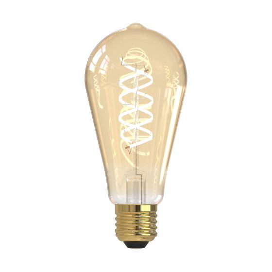 Där Lighting (Pack Of 6) LED ES/E27 Vintage Rustika White Filament Light Bulb 5.5w 470lm 2200k Warm White