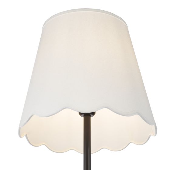 Där Lighting Padme Floor Lamp Matt Black With Shade