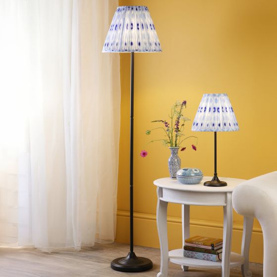 Där Lighting Padme Floor Lamp Matt Black With Shade