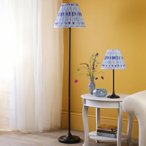 Där Lighting Padme Floor Lamp Matt Black With Shade