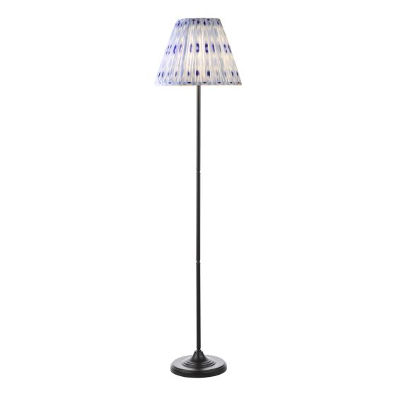 där lighting Padme Floor Lamp Matt Black With Shade