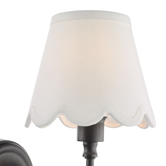 Där Lighting Padme Wall Light Matt Black Bracket Only