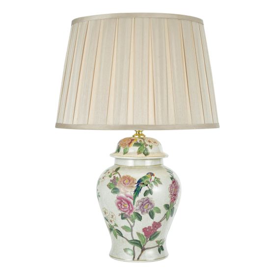 där lighting Peony Table Lamp Floral Design With Shade