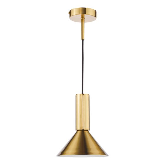 Där Lighting Ragnar Pendant/Wall Light Natural Brass