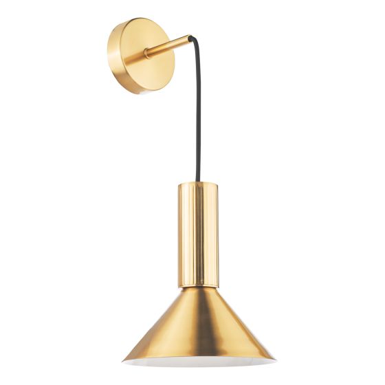 Där Lighting Ragnar Pendant/Wall Light Natural Brass