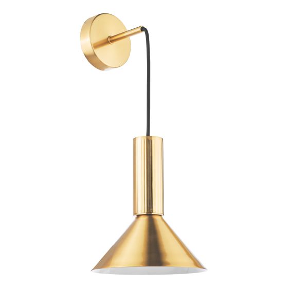 Där Lighting Ragnar Pendant/Wall Light Natural Brass