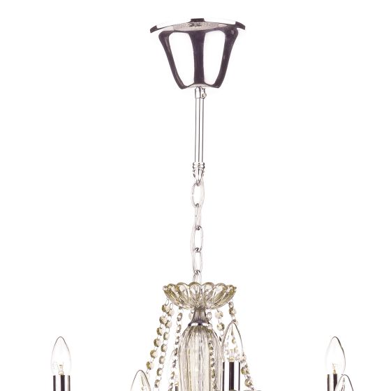 Där Lighting Raphael 12 Light Chandelier Champagne Crystal