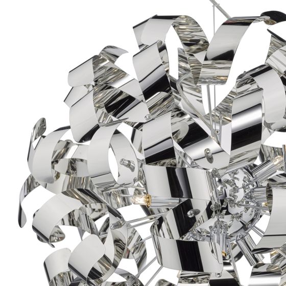 där lighting Rawley 9 Light Pendant Polished Chrome