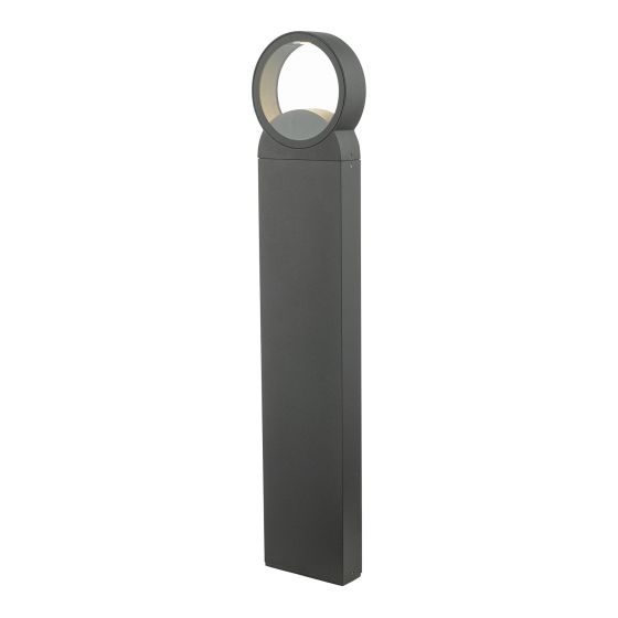 där lighting Reon Outdoor Post With Round Light Anthracite IP65 LED