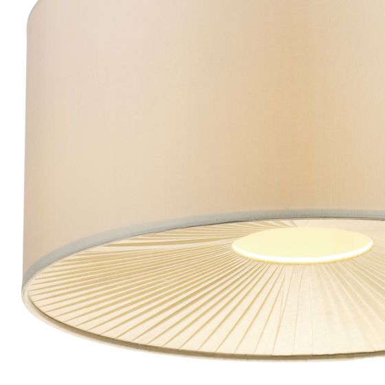 Där Lighting Rita Non Elec Pendant 2 Tone Cream (Multipack)