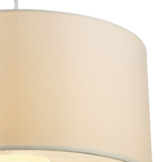 där lighting Rita Non Elec Pendant 2 Tone Cream (Multipack)