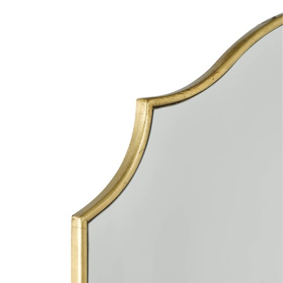 Där Lighting Ruggiero Rectangle Mirror With Gold Detail 70 X 50cm