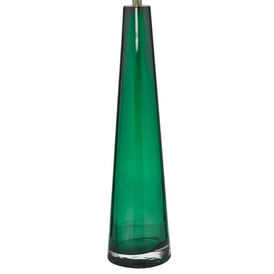 Där Lighting Samara Table Lamp Green Glass With Shade