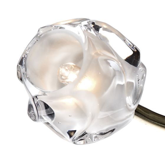 där lighting Seattle 3 Light Semi Flush Antique Brass