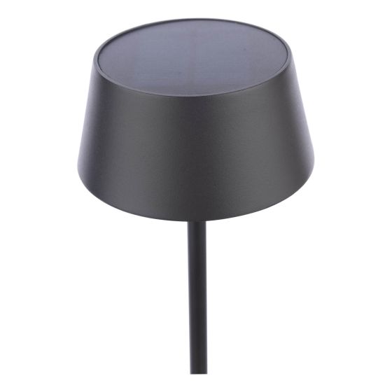 Där Lighting Sergio Rechargeable Outdoor Table Lamp Matt Black LED IP54