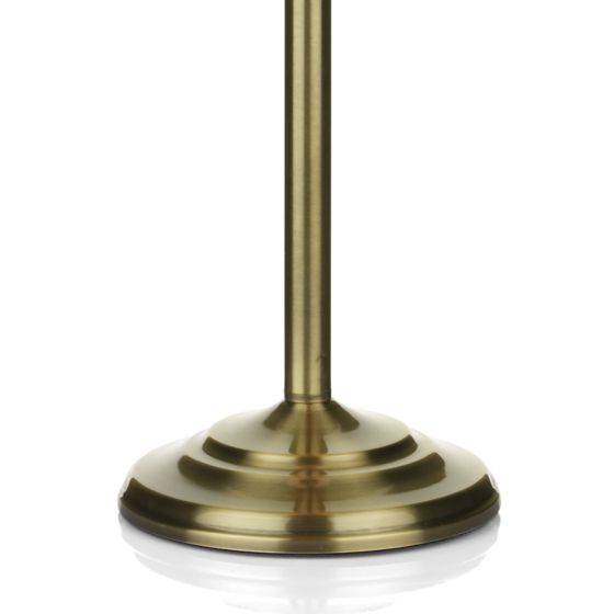 Där Lighting Siam Floor Lamp Antique Brass With Shade (Multipack)