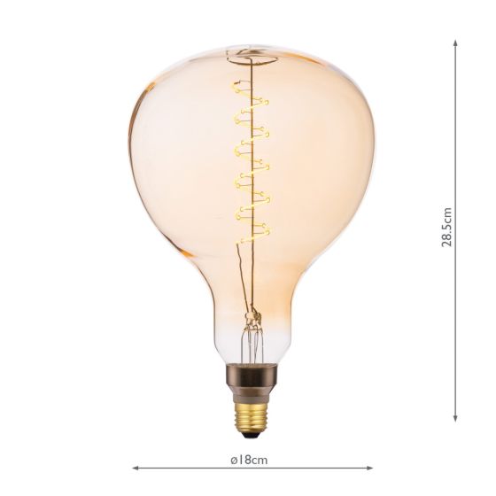 Där Lighting Single Oversized LED Light Bulb (Lamp) ES/E27 4W 265LM