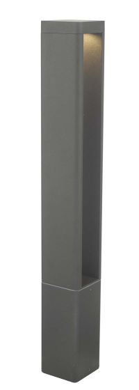 Där Lighting Sitar Outdoor Post Light Anthracite IP65 LED