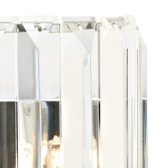 Där Lighting Sketch Wall Light Polished Chrome Crystal