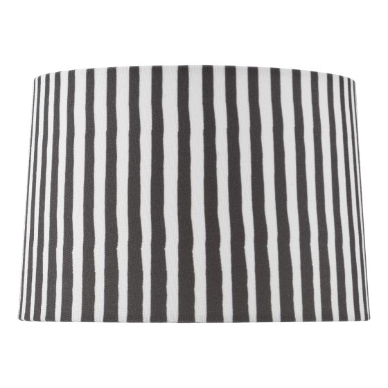 Där Lighting Sosa Black Cotton Tapered Square Shade 22cm