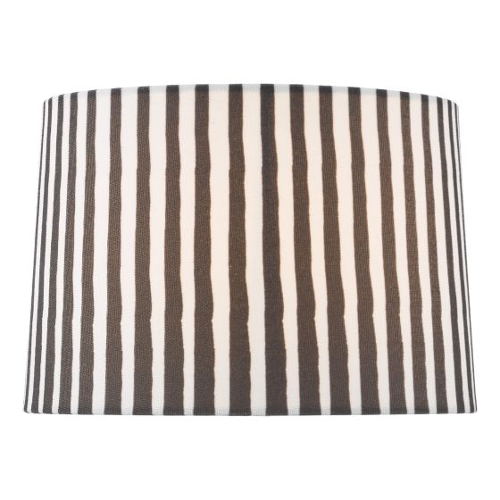 där lighting Sosa Black Cotton Tapered square Shade 22cm