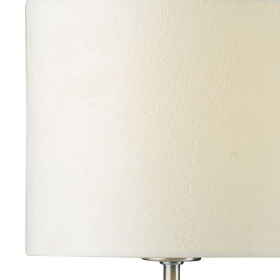 där lighting Suzie Touch Table Lamp Satin Chrome With Shade (Multipack)