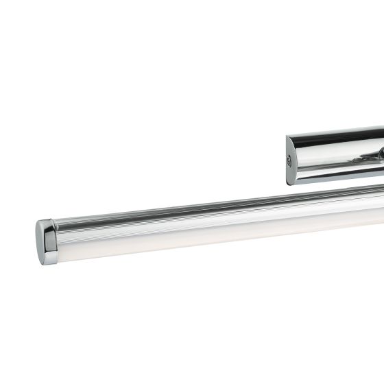där lighting Sydney Large Bathroom Wall Light Polished Chrome IP44 LED