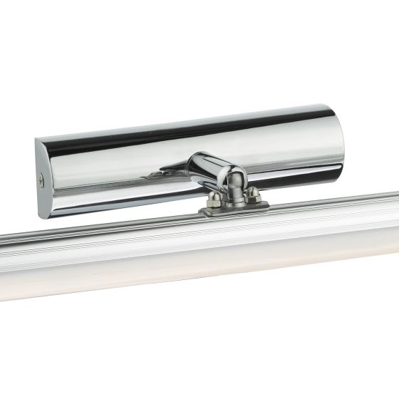 där lighting Sydney Small Bathroom Wall Light Polished Chrome IP44 LED