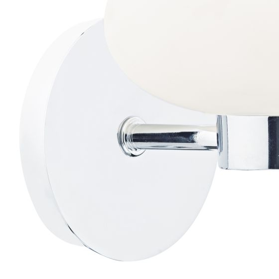 Där Lighting System Single Wall Bracket Polished Chrome