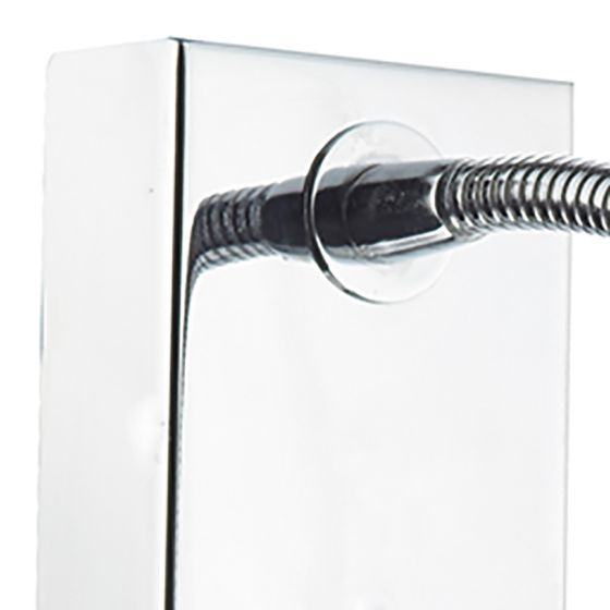 Där Lighting Tadley Wall Bracket Polished Chrome LED