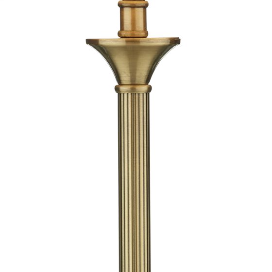 Där Lighting Taylor Table Lamp Antique Brass With Shade