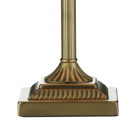 Där Lighting Taylor Table Lamp Antique Brass With Shade