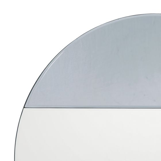 Där Lighting Thalia Round Blue And Rose Gold Mirror 50cm
