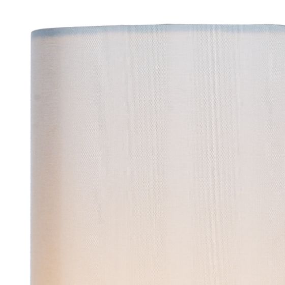 där lighting Tico Touch Table Lamp Satin Chrome With Shade