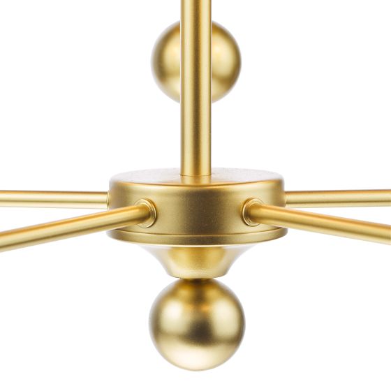 Där Lighting Tilda 5 Light Pendant Satin Gold Fitting Only