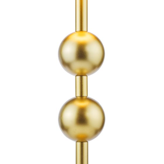 Där Lighting Tilda Table Lamp Satin Gold With Shade